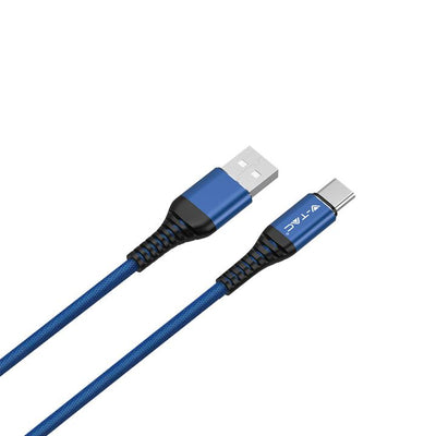 1M. TYPE C USB CAVO BLU - GOLD SERIES