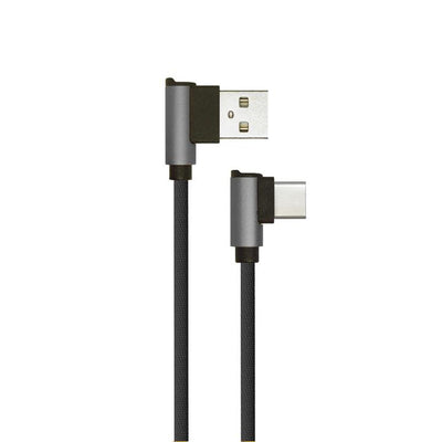 1M. TYPE C USB CAVO NERO - DIAMOND SERIES