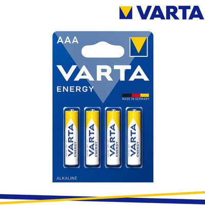 LR03 AAA MINI STILO BLISTER 4PZ BATTERIE ALCALIN VARTA ENERG