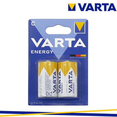 LR14 BLISTER 2PZ MEZZA TORCIA  BATTERIE ALCALIN VARTA ENERGY