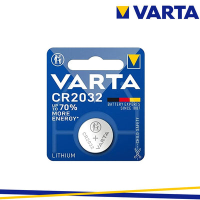 CR2032 LITIO, 3V BLISTER 1PZ   230 MAH VARTA BATTERIE LITIO