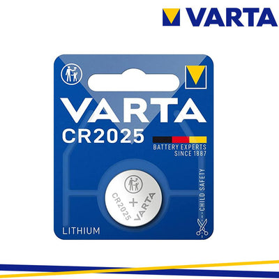 CR2025 LITIO, 3V BLISTER 1PZ   165 MAH VARTA BATTERIE LITIO