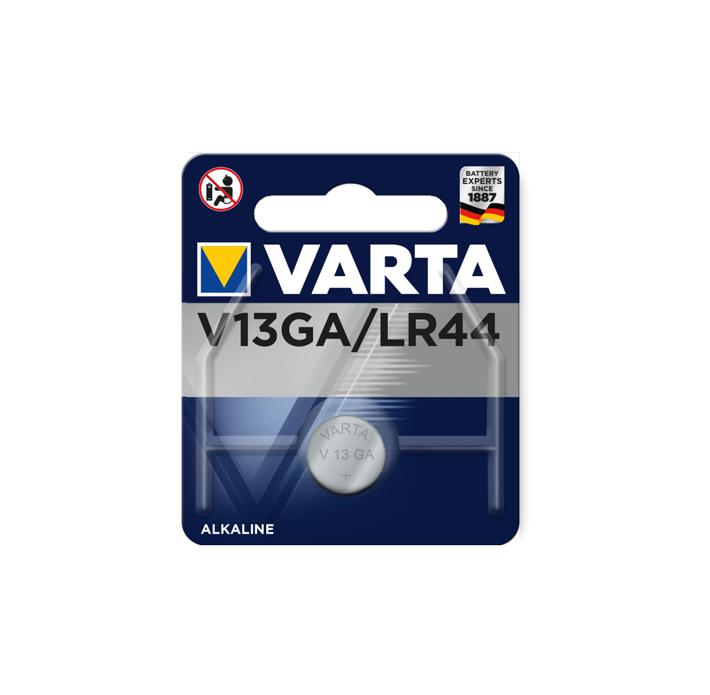 LR44 V13GA BLISTER 1PZ 1,5V    125MHA VARTA BATTERIE ALCALIN