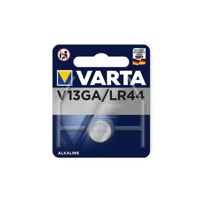LR44 V13GA BLISTER 1PZ 1,5V    125MHA VARTA BATTERIE ALCALIN
