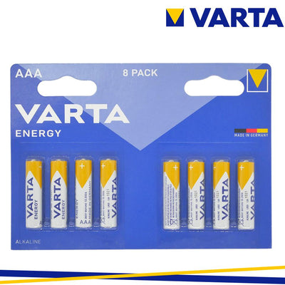 LR03 AAA MINI STILO BLISTER 8PZ VARTA BATTERIE ALCALINE