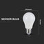 LAMPADINA A LED 9W E27 A60 RA80 SENSORE A MICROONDE 3000K
