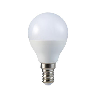 LAMPADINA A LED 3.5W E14 P45 CONTROLLO LUMINOSIT   RF ATTENUABILE RGB + 6400K