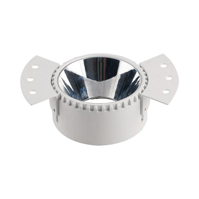 GU10 FITTING ROTONDO BIANCO FRAME, CHROME REFLECTOR