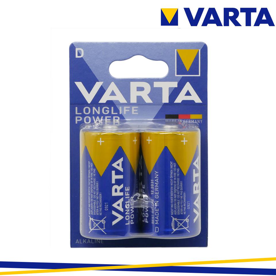 D 1,5V TORCIA BLISTER 2PZ ALCALINA LONG LIFE VARTA -