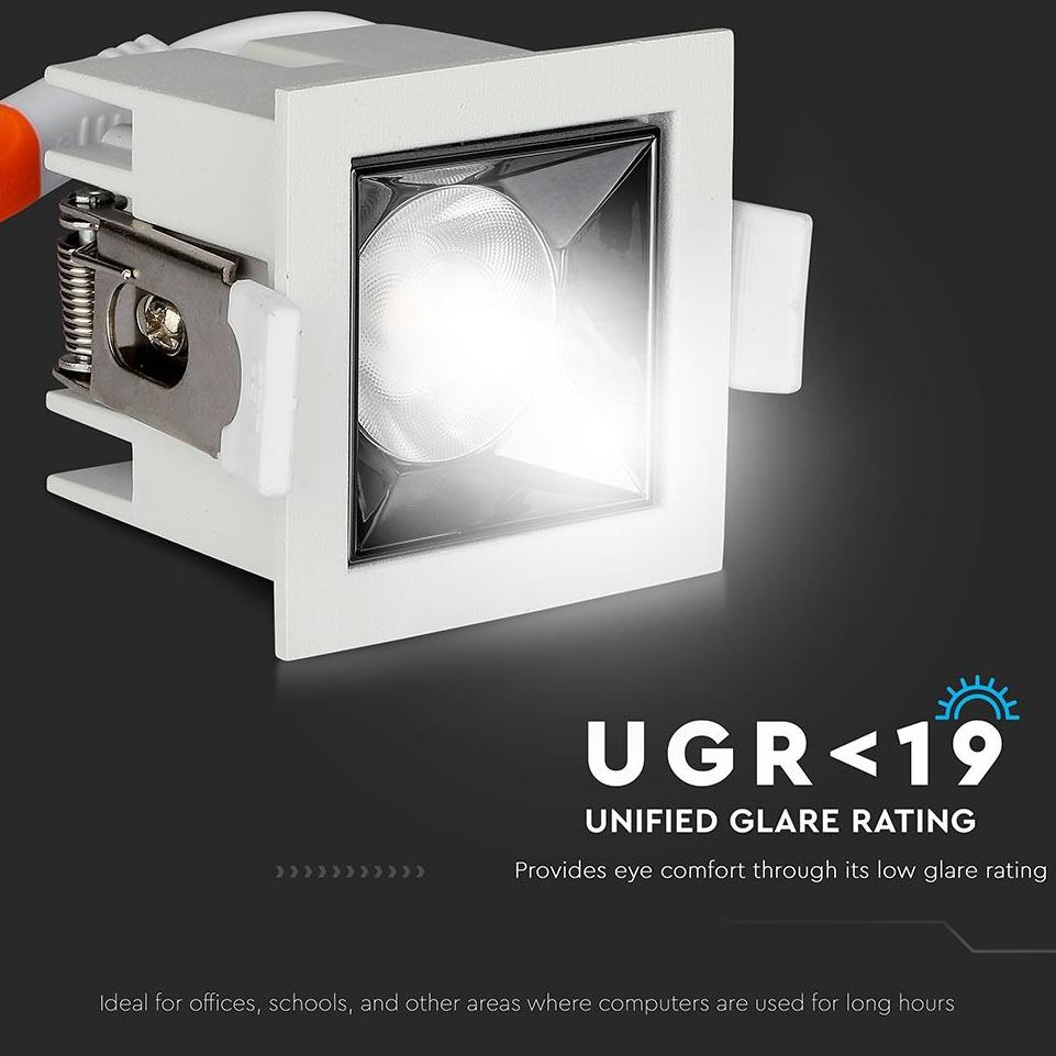 LED FARETTO DA INCASSO SAMSUNG CHIP 4W SMD REFLECTOR 12 D 4000K