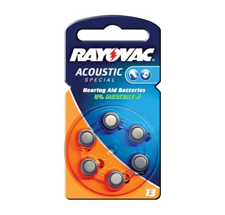 RAYOVAC 1.4V 13 PR 48 BLISTER  6PCS BATTERIE ZINCO AIR