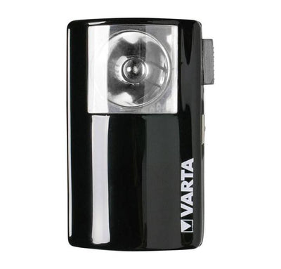 TORCIA PIATTA PORTATILE 15LM VARTA IN METALLO NERO VINTAGE