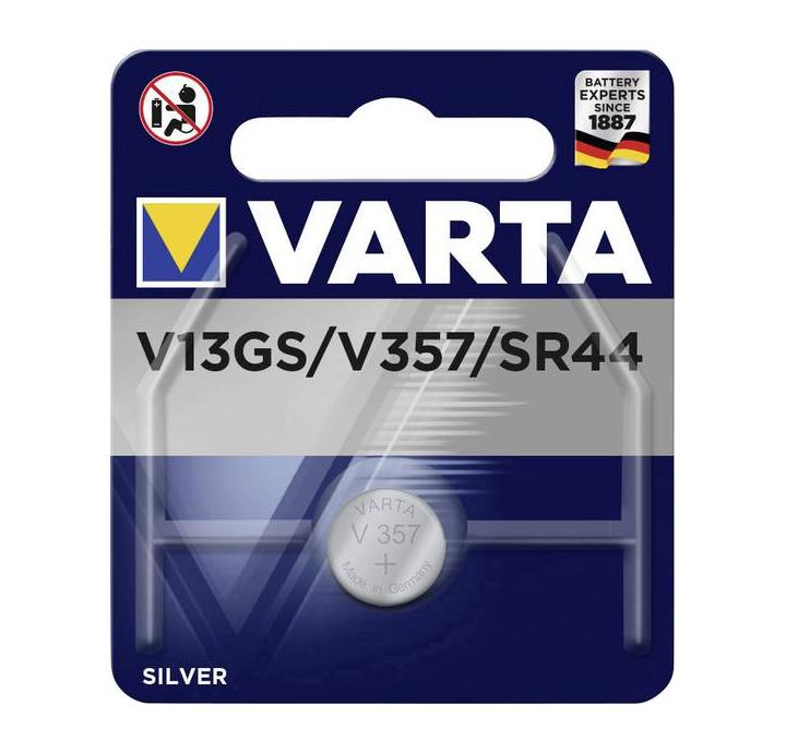 SR44 BATTERIA A BOTTONE V 13 GS 155MAH 1.55V VARTA