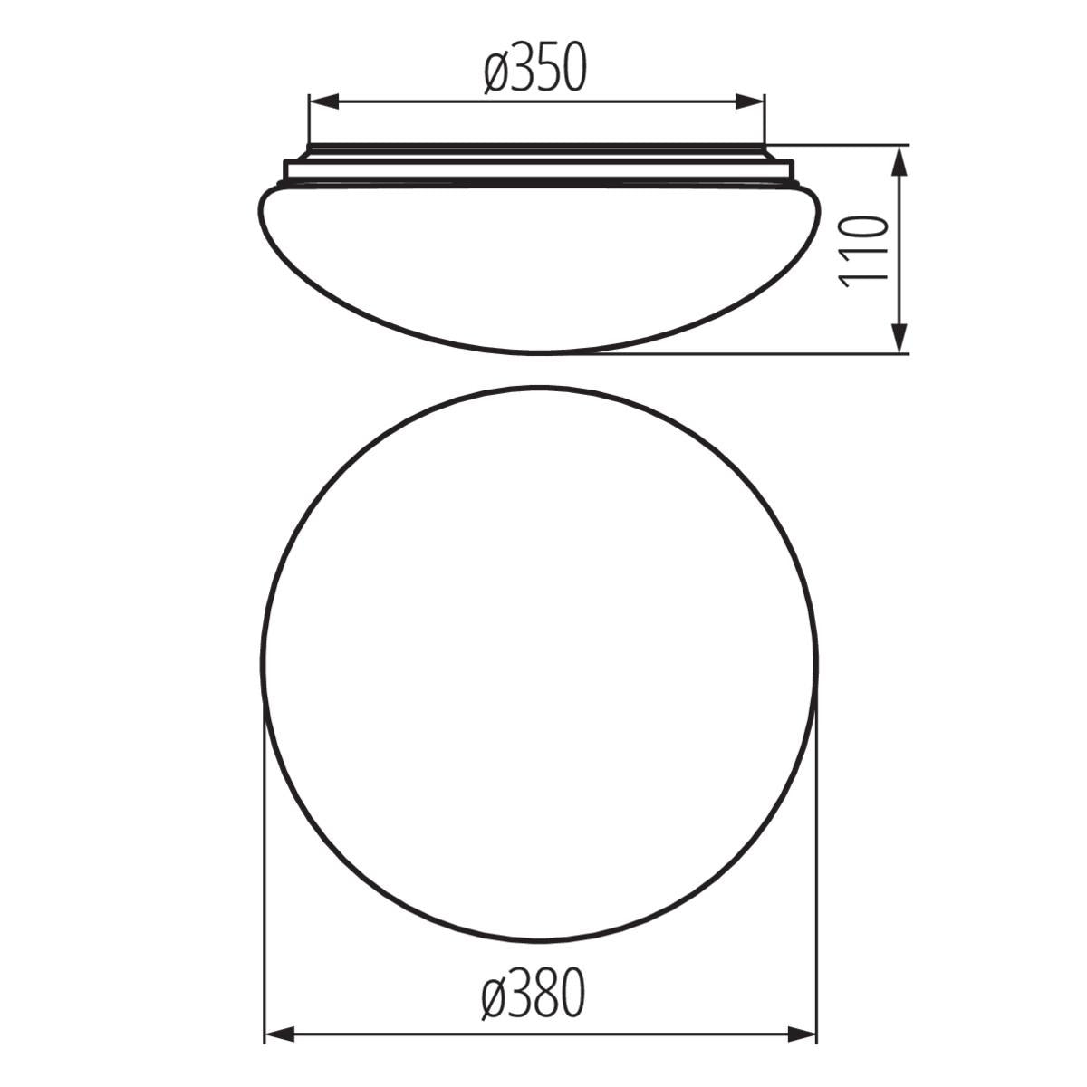 PLAFONIERA LED CORSO LED N 24-NW - KANLUX