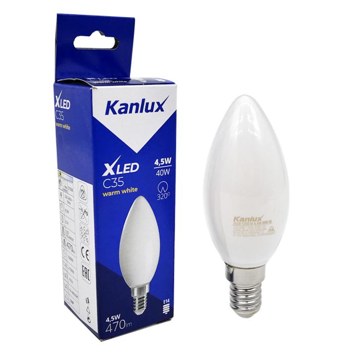 LAMPADINA LED XLED C35E14 4,5W-WW-M - KANLUX