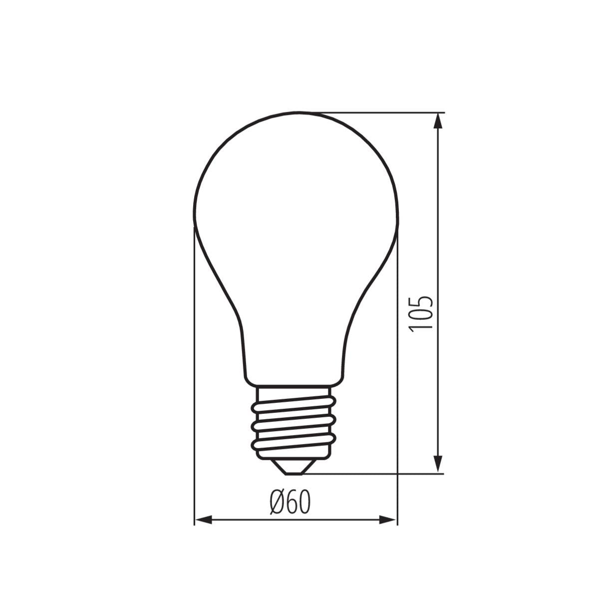LAMPADINA LED XLED A60 4,5W-WW-M - KANLUX