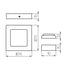 INCASSO KANTI V2LED 18W-NW-W - KANLUX