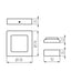 INCASSO KANTI V2LED 12W-NW-W - KANLUX