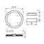 INCASSO ROUNDA V2LED12W-NW-SR - KANLUX