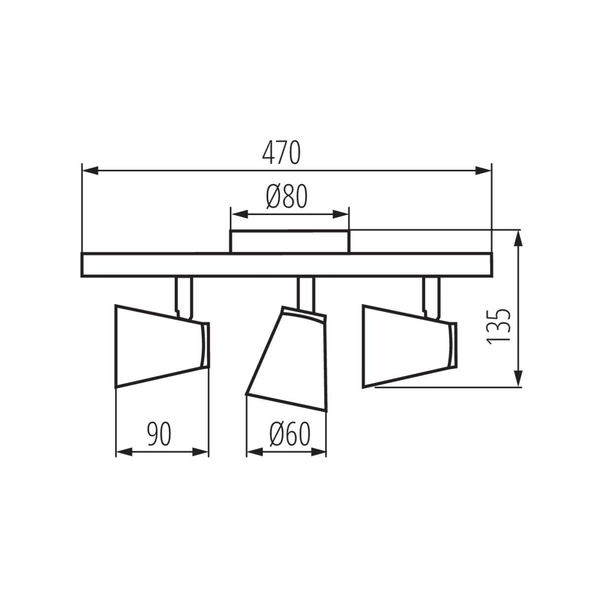 LAMPADA DA PARETE-SOFFITTO ENALI EL-3I W - KANLUX