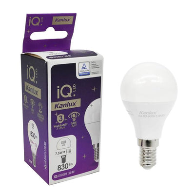 LAMPADINA LED IQ-LED G45E14 7,5W-NW - KANLUX