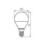 LAMPADINA LED IQ-LED G45E14 7,5W-WW - KANLUX