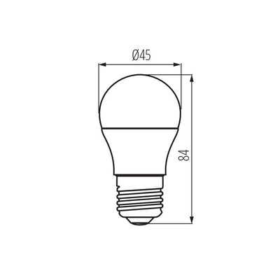 LAMPADINA LED IQ-LED G45E27 5,5W-WW - KANLUX