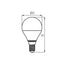 LAMPADINA LED IQ-LED G45E14 5,5W-CW - KANLUX