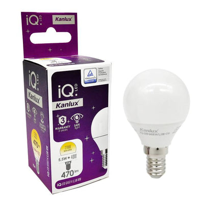 LAMPADINA LED IQ-LED G45E14 5,5W-WW - KANLUX