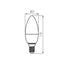 LAMPADINA LED IQ-LED C37E14 7,5W-WW - KANLUX