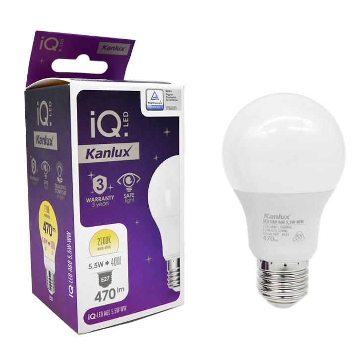 LAMPADINA LED IQ-LED A60 5,5W-WW - KANLUX