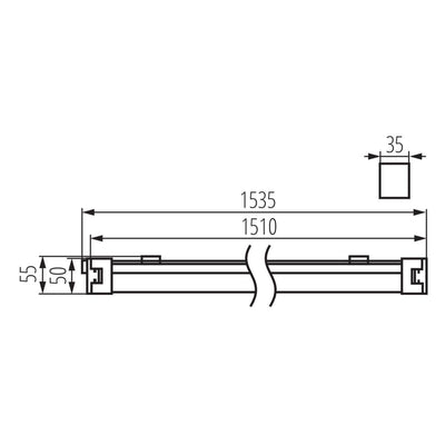 PLAFONIERA LED LINEARE TP SLIM LED 50W-NW - KANLUX