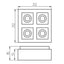FARETTO DECORATIVO STOBI DLP 450-B - KANLUX