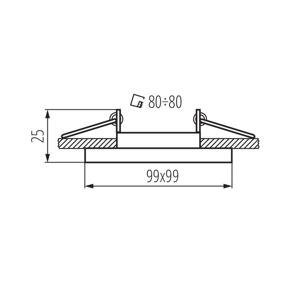 ANNELLO PER FARETTI  ALREN R DTL-W - KANLUX