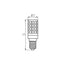 LAMPADINA LED ZUBI LED 3,5W E14-WW - KANLUX
