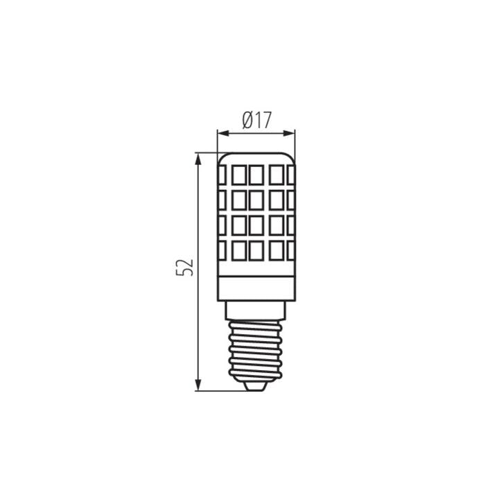 LAMPADINA LED ZUBI LED 3,5W E14-WW - KANLUX