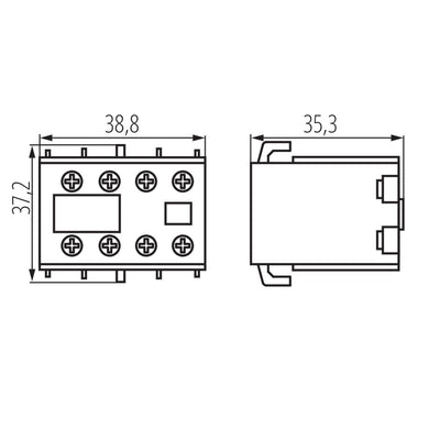 CONTATTORE DI POTENZA KCP KCPM-AX22 - KANLUX