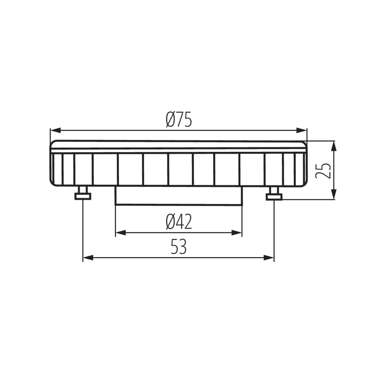 LAMPADINA LED ESG LED 9W GX53-CW - KANLUX