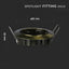 GU10 FITTING ORO ROTONDO MOBILE
