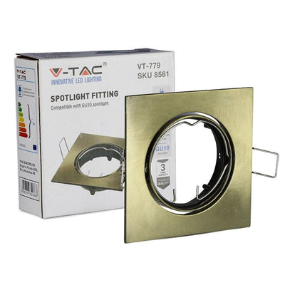 GU10 FITTING QUADRATO MOBILE GOLD