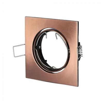GU10 FITTING QUADRATO MOBILE BRONZE