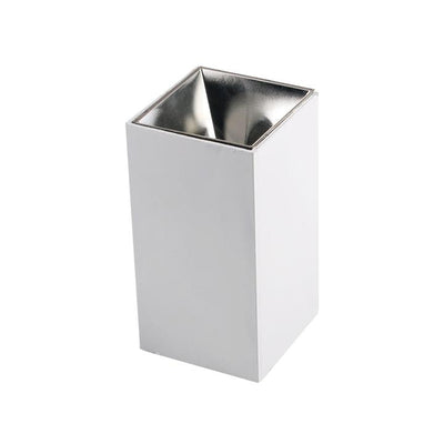 GU10 FITTING QUADRATO BIANCO & CHROME