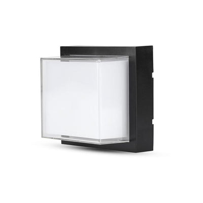 APPLIQUE A LED 7W NERO QUADRATO 3000K