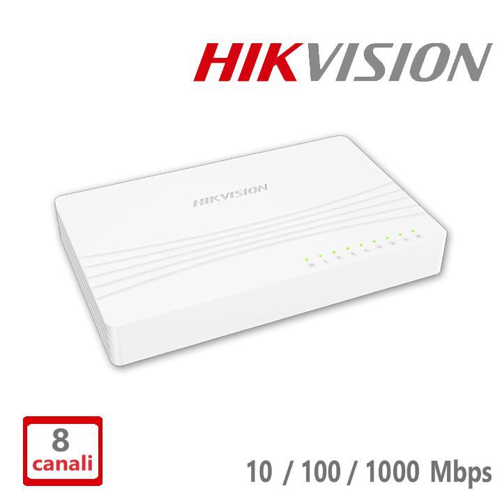 SWITCH 8 PORTE 10/100/1000 RJ45