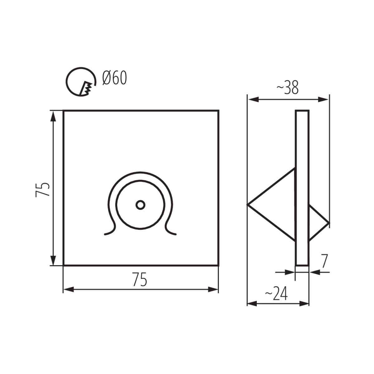LAMPADA LED PER SCALE MEFIS LED B-NW - KANLUX