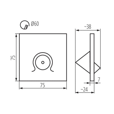 LAMPADA LED PER SCALE MEFIS LED B-NW - KANLUX