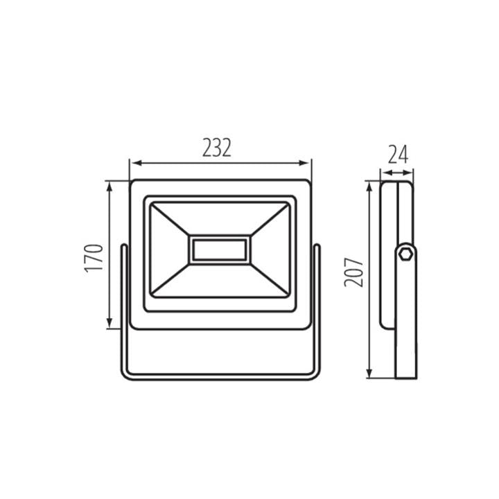 PROIETTORE A LED GRUN V2 LED-50-B - KANLUX