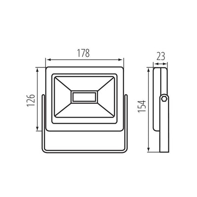 PROIETTORE A LED GRUN V2 LED-30-B - KANLUX