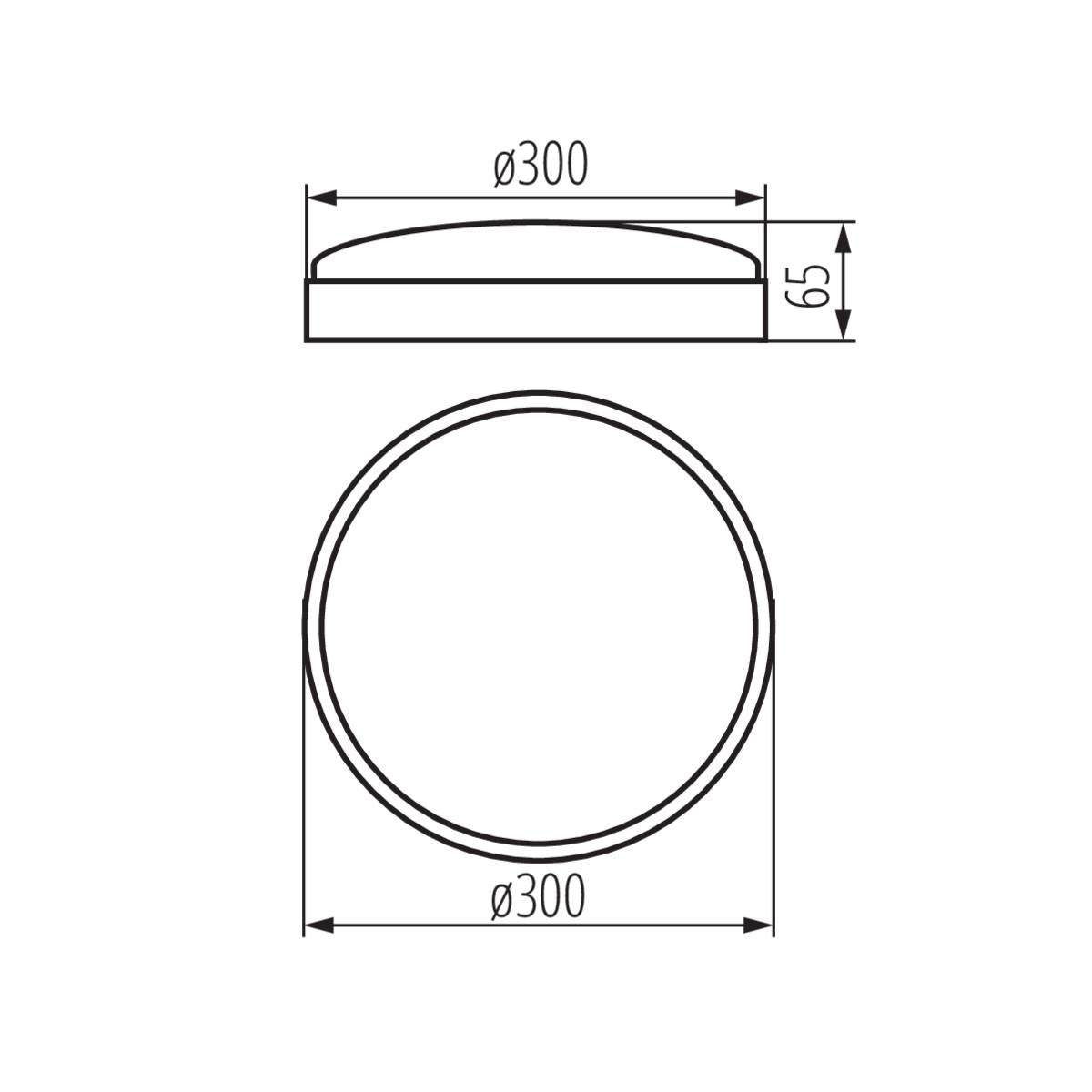 PLAFONIERA LED DUNO LED N24W-NW-O - KANLUX