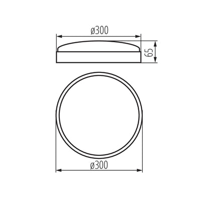 PLAFONIERA LED DUNO LED N24W-NW-O - KANLUX